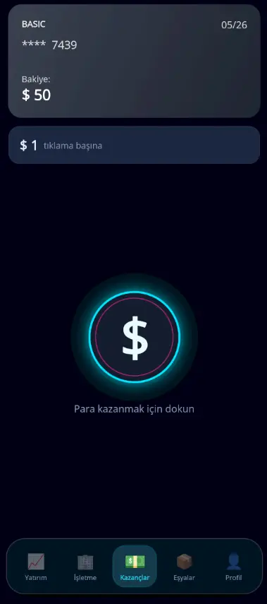 Dokun ve Kazan (Tap-to-Earn)