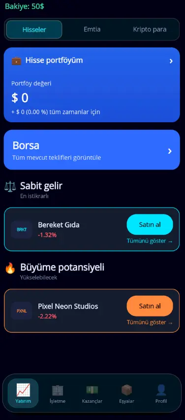 Borsa & Yatırımlar